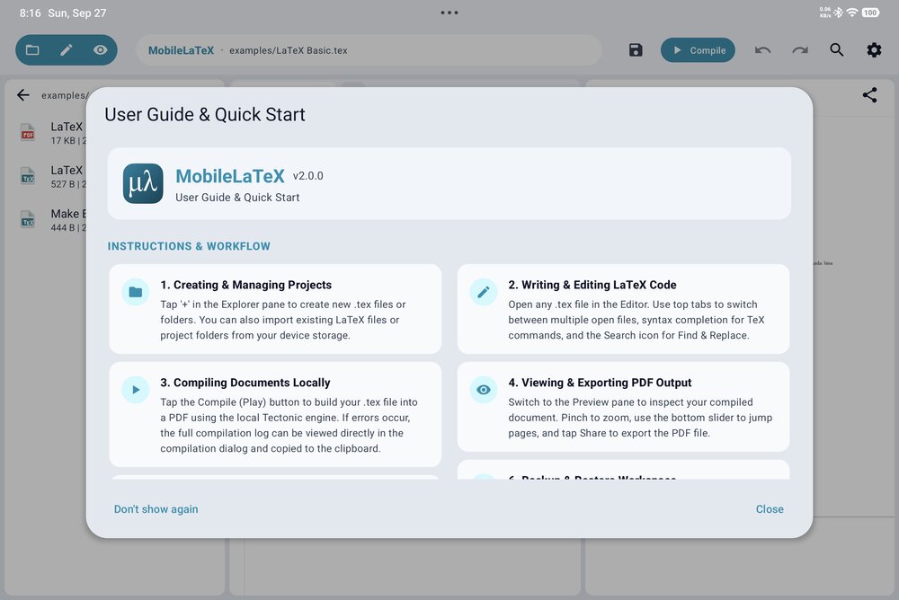 Panduan Pengguna & Quick Start